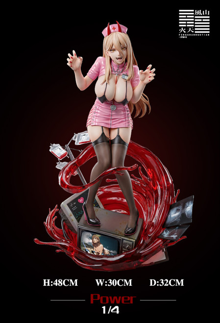 *Pre-order * Feng Shan Huo Tian Studio Chainsaw Man Power Resin Statue #4