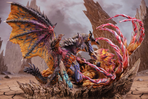 *Pre-order * Dragonfrontier Studio Monster Hunter Ruiner Nergigante X Shara Ishvalda Resin Statue #10