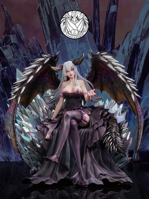 *Pre-order * Scalefall & Wingrise Studio Monster Hunter Ruiner Nergigante Gijinka Resin Statue #8