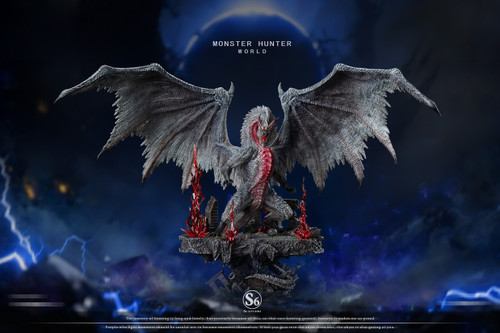 *Pre-order * S6 Studio Monster Hunter White Fatalis Resin Statue #6