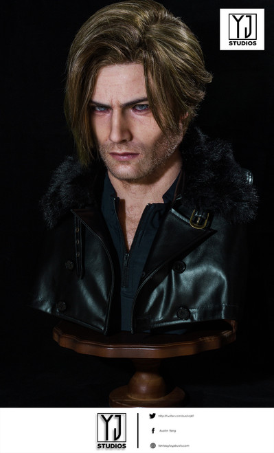 *Pre-order * YJ Studio Resident Evil 9 Requiem 1:1 Bust of Leon Scott Kennedy Resin Statue #6