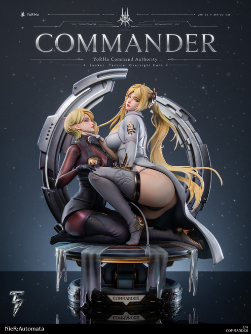*Pre-order * Thunder Studio NieR:Automata YoRHa Commander＆Operator Resin Statue #2