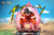 * Pre-order * Real Studio Dragon Ball kaiouken Goku Resin Statue #1