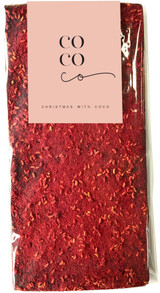 Premium Choc Dried Freeze Raspberries 100g - Dark Choc Bar with Sticker