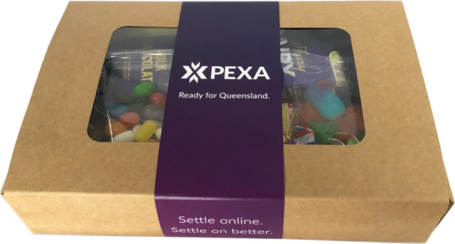 Movie Night Kraft Care Package - Sticker Adhered