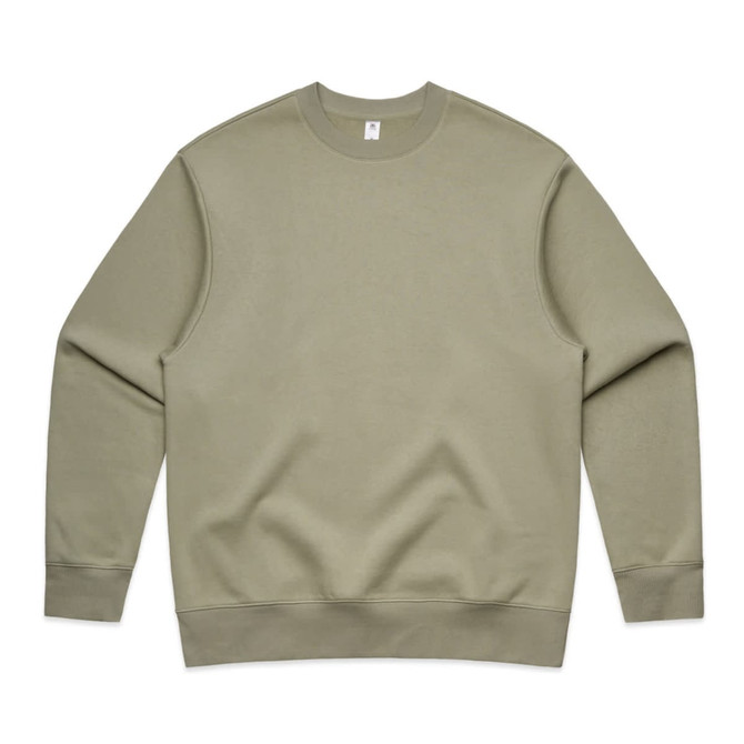 A green jumper with a simple design and a logo, made from a comfortable fabric.