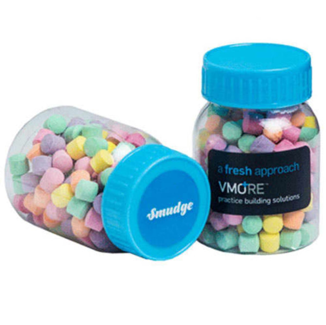 Baby Jar filled with Rainbow Lolllies 50g