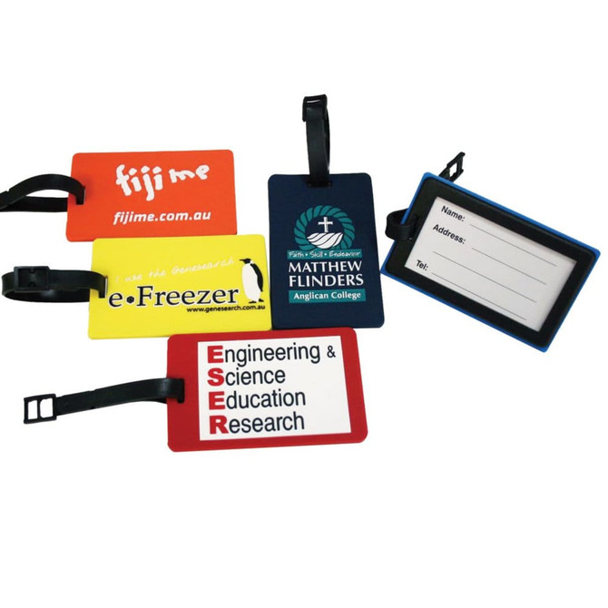 Custom PVC Luggage Tag - Original Rectangle Design