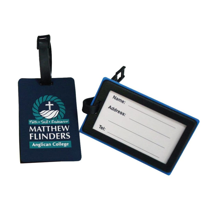 Custom PVC Luggage Tag - Original Rectangle Design