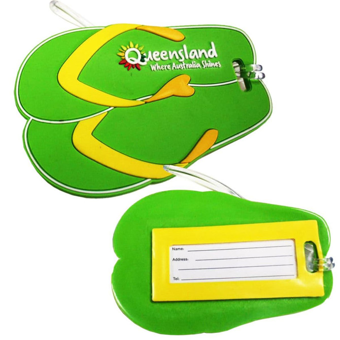 Custom-shape PVC Luggage Tag - Soft Frame