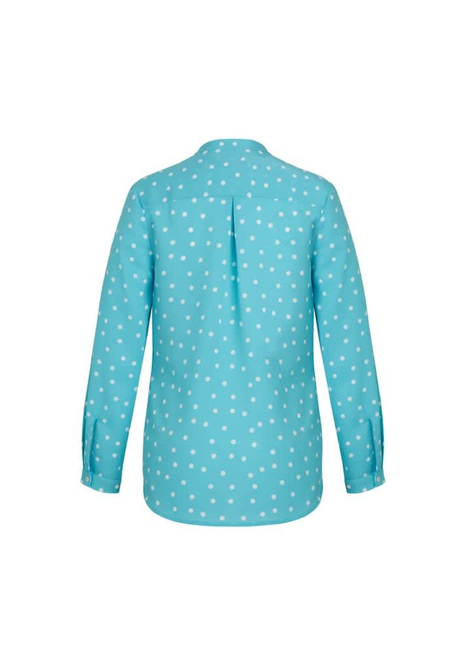 Juliette Womens Spot Print Long Sleeve Blouse