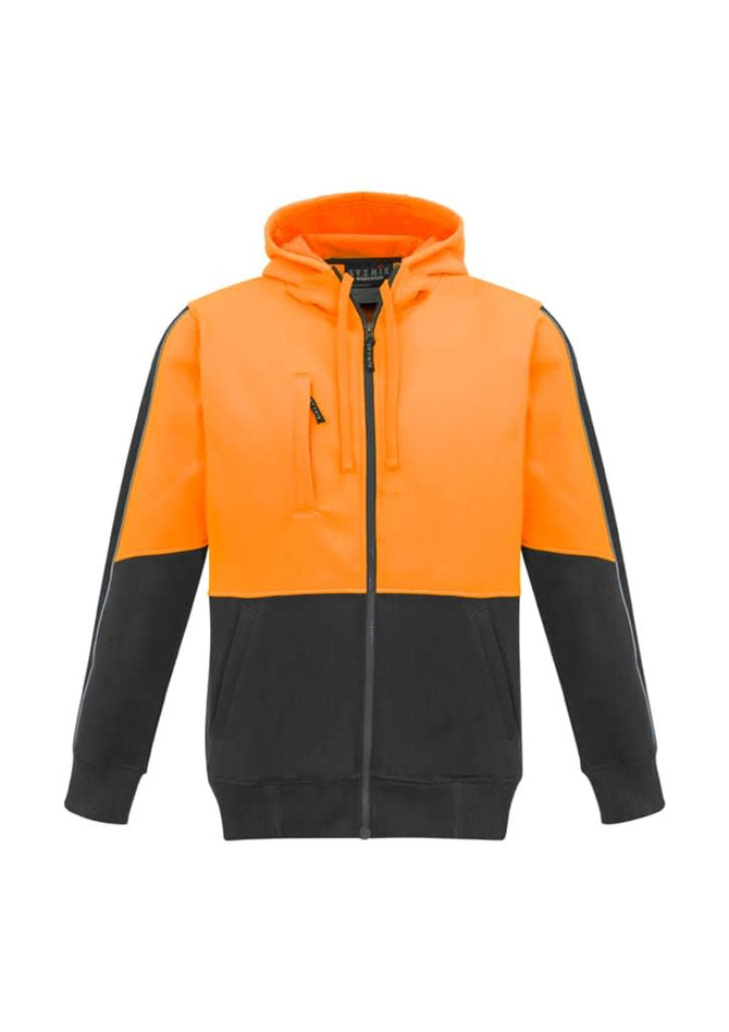 Unisex Hi Vis Full Zip Hoodie || 6-ZT480