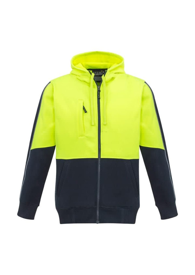 Unisex Hi Vis Full Zip Hoodie || 6-ZT480
