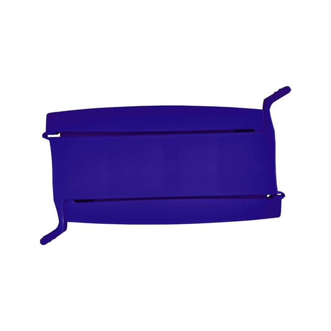 A purple two-sided food clip featuring a sleek design and integrated handles. Suitable for sealing food bags.