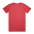 A red Basic Tee t-shirt displayed flat, showing the back view. The shirt features a logo.