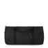 A black duffel bag with two handles and a zip closure, featuring a simple design and no visible branding.