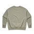 A light olive green crew jumper featuring long sleeves and a relaxed fit. The back is plain with no visible branding.