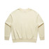 A cream-coloured crew jumper with long sleeves and a round neckline, featuring a logo.