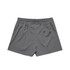 Active shorts in a plain grey colour with an elastic waistband and a discreet logo on the back.