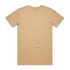 A beige Basic Tee, featuring a simple design with short sleeves and a crew neck. The back is plain with no graphics.