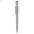A grey USB pen with a 16GB capacity, designed as a solid plastic flash drive, featuring a retractable ballpoint tip.