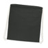 A dark green cotton drawstring backpack with white drawstrings and a simple design.