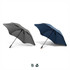 A BLUNT Sport Umbrella featuring black and navy blue colours, with a logo.