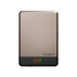 A sleek, gold and black Cygnett MAGSLIM Magnetic Wireless Power Bank, featuring a digital battery indicator.