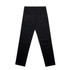 Straight elastic pants in black with a smooth finish and back pockets. Features a fitted design for a sleek look. Straight elastic pants in black with a smooth finish and back pockets. Features a fitted design for a sleek look.