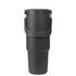 A drink bottle with a sleek black design and a secure lid. It features a handle for easy carrying.