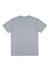 A light grey men's short sleeve tee featuring a simple design and a logo on the back.