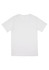 A plain white short sleeve tee with a simple design and no visible logos or branding.