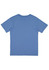 A short sleeve tee in a blue colour featuring a simple back design and a branding logo.