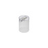 A clear tube contains long coloured pencils, featuring a sharpener at the top. The product has a logo.