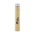 A tube containing multiple coloured pencils with a transparent lid and a logo on the side.