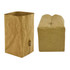A large kraft paper storage bag in a brown hue, featuring a simple design and one side logo.