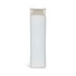 A white mini lint roller with a transparent casing and a compact design, featuring a top cover for protection.