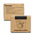 A brown cardboard box containing a Candid Mini Camera with a key ring attachment. It features a camera graphic on the front.