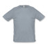 Sporty men's T-shirt in light grey featuring a simple design and a logo on the label.