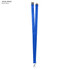 A royal blue polyester lanyard, 20mm wide, featuring a metal clip and branding. Ideal for exhibitions and events.