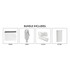 A clear pouch, a grey hand sanitiser, and several white hygiene packets. The bundle is packaged together.