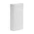A pack of white paper tissues stacked neatly. The product features a textured surface and has a branded logo.