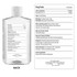 A clear, 300ml hand sanitiser gel featuring 75% alcohol, with a label detailing active ingredients and usage instructions.