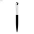 A sleek black I-ROQ pencil with a silver clip and detailing, featuring a simple design and smooth finish.
