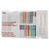 A pen packaging kit featuring a variety of brightly coloured pens, arranged in a sleek display with a logo visible.