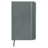A6 Handy PU Notebook in grey, featuring a sleek cover and an elastic band closure. It has a logo on the front.