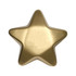 A gold star-shaped stress relief toy with a smooth surface, designed for relaxation and play.