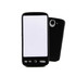 A black stress mobile phone featuring a blank screen and gloss finish, designed for stress relief and play.