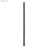 A stainless steel straw in black, measuring 8mm x 215mm. The image features a logo.