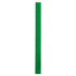 A green carpenter pencil with a smooth finish and a tapered point. It features a branding logo.